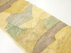 羅変わり石畳模様織出し名古屋帯